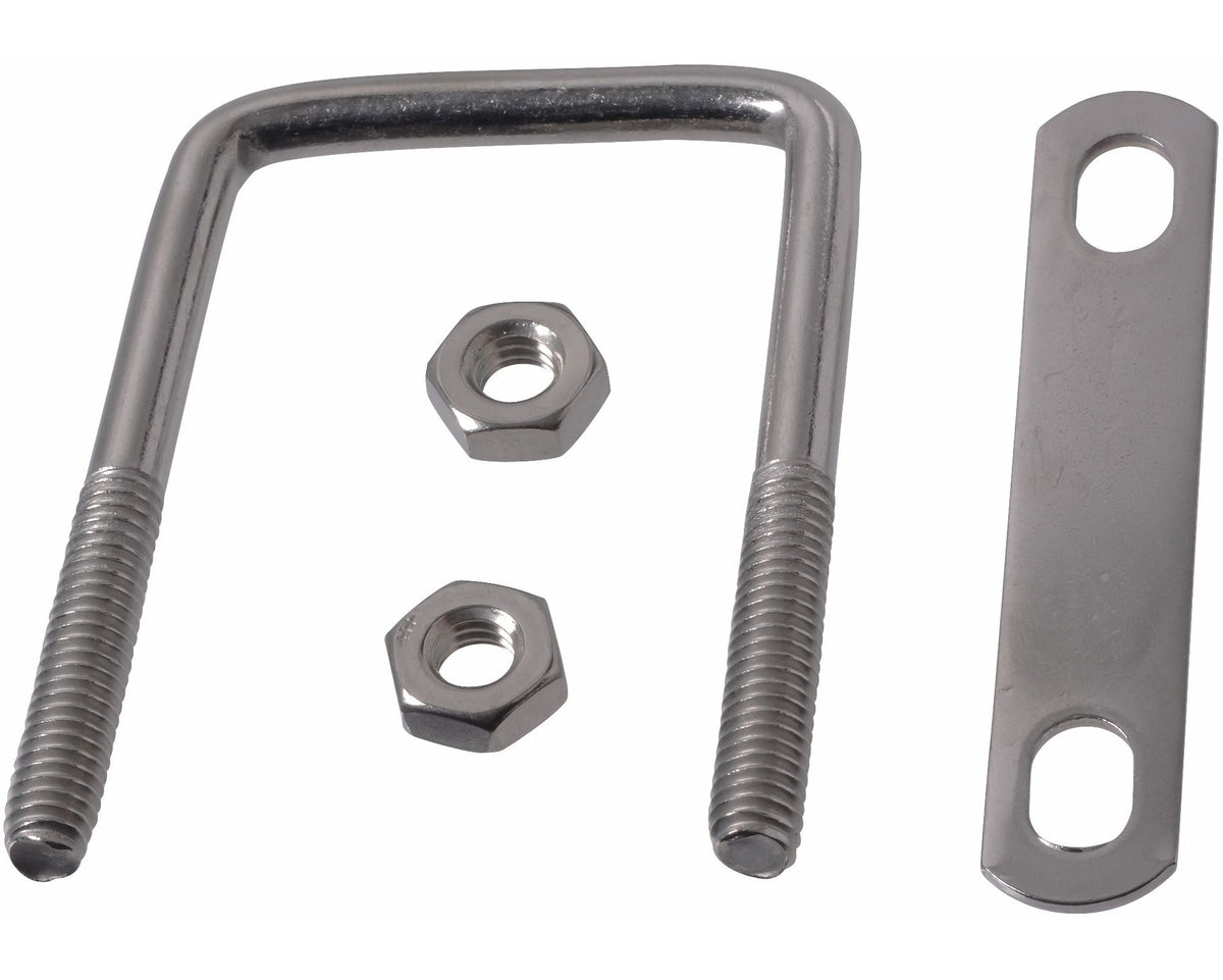 Buildex Square U Bolt, Stainless Steel, For All Weather, 3 x 2-in