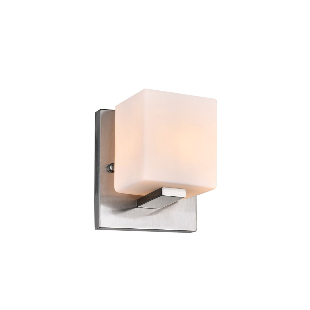 CWI Lighting Cristini 1-Light Nickel Bathroom Sconce