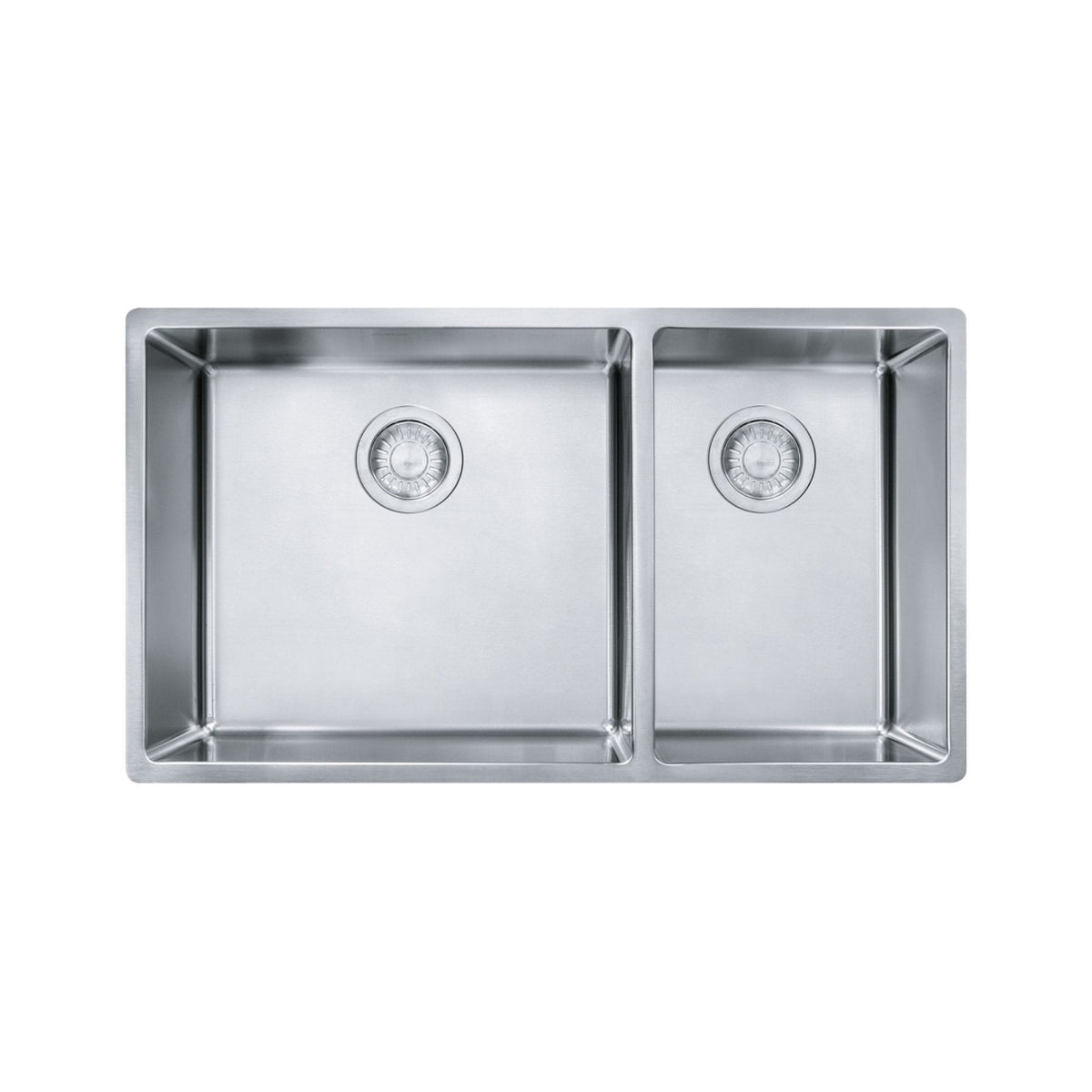 Franke 18-Gauge Stainless Steel Double Sink, 31x18-in