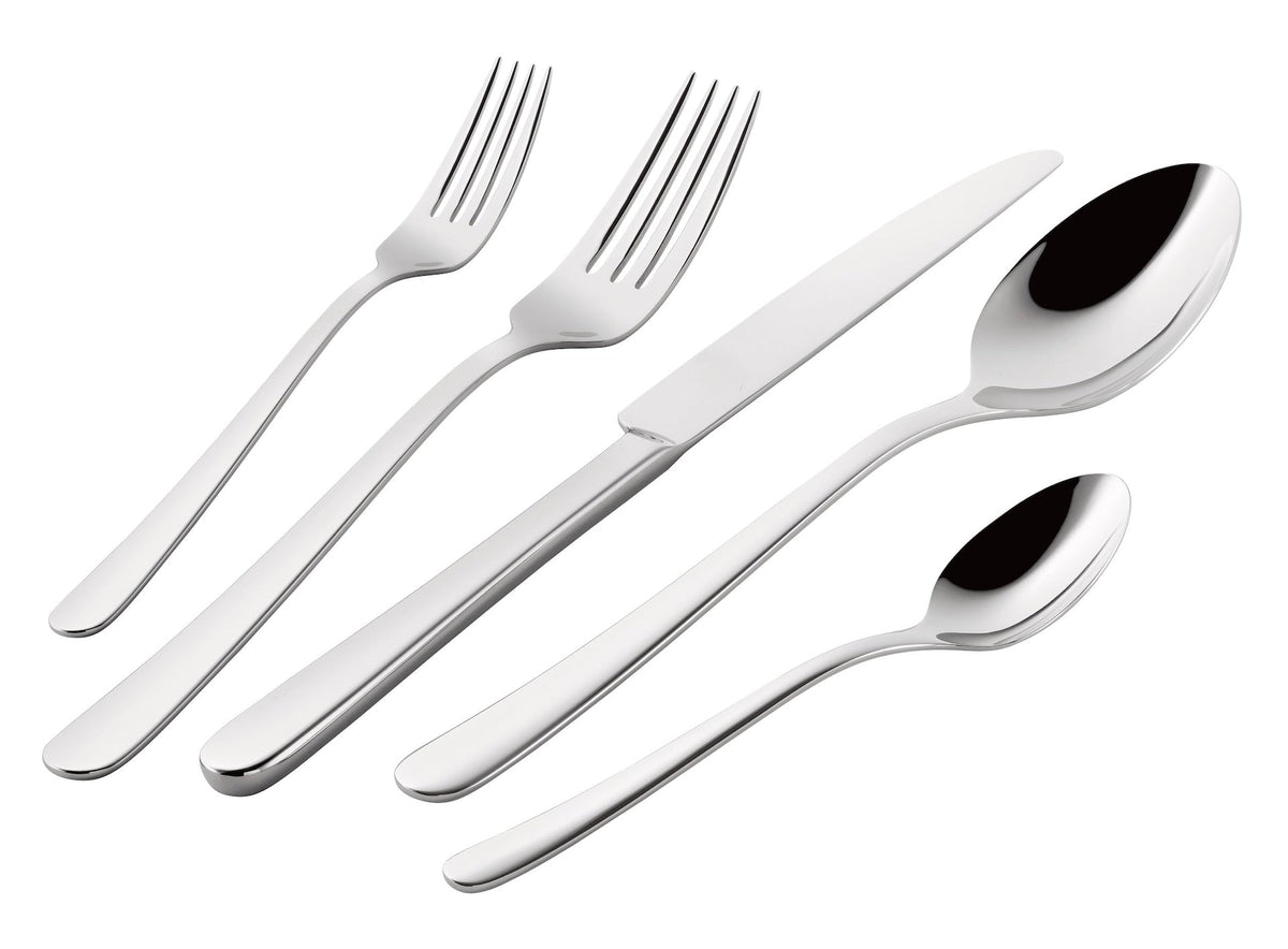 Henckels Julietta Flatware Set, Serves 12, 62-pc, Dishwasher Safe