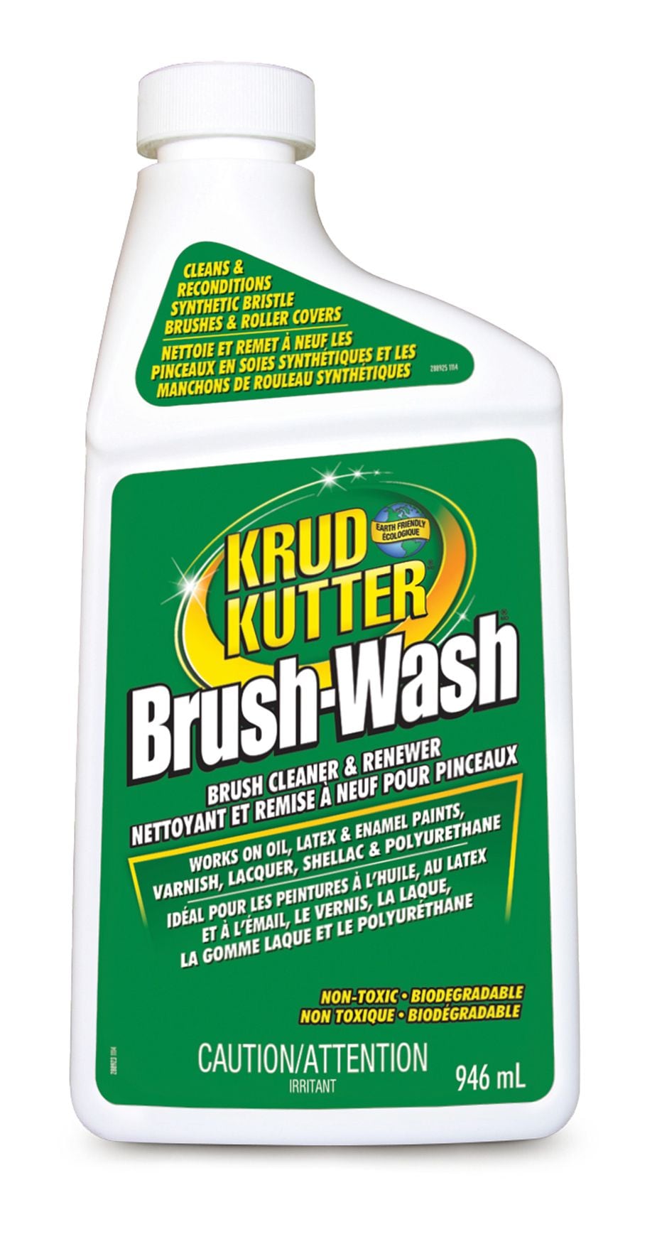 Krud Kutter Brush-Wash Cleaner & Renewer For Oil, Latex & Enamel Paint, Non-Toxic, 946-mL