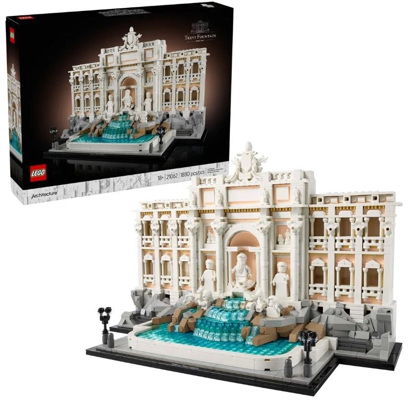 LEGO Architecture Trevi Fountain - 21062, 1880-pcs, Ages 18+