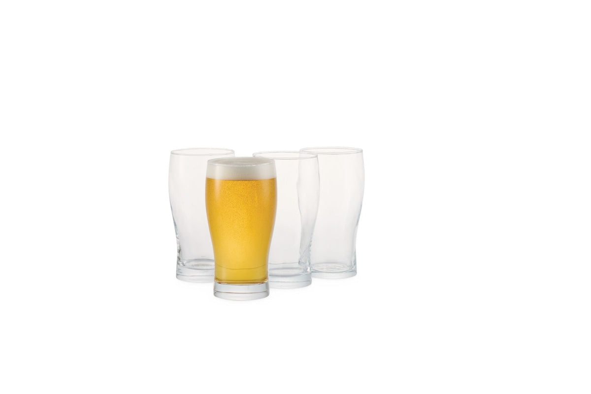 MASTER Chef Beer Glasses Set, 540-mL, Lead-Free, 4-pc