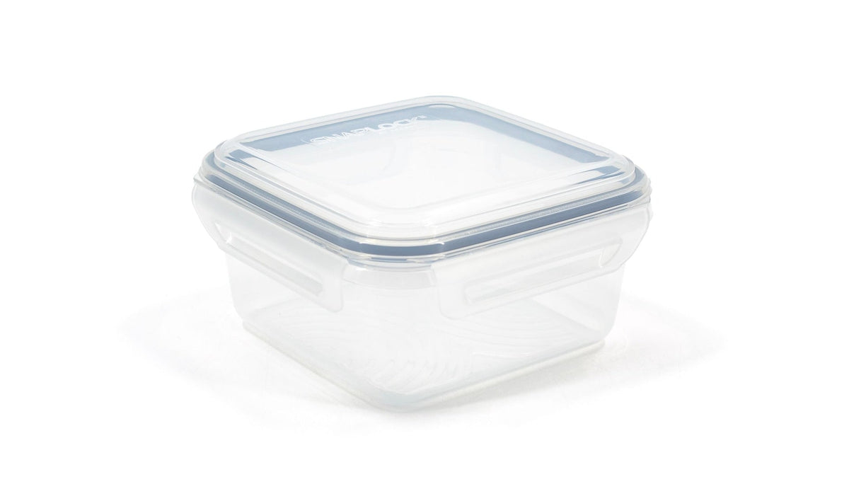 Snaplock Clear Rectangular Clear Food Storage Container with Lid, Nestable, 1.1-L