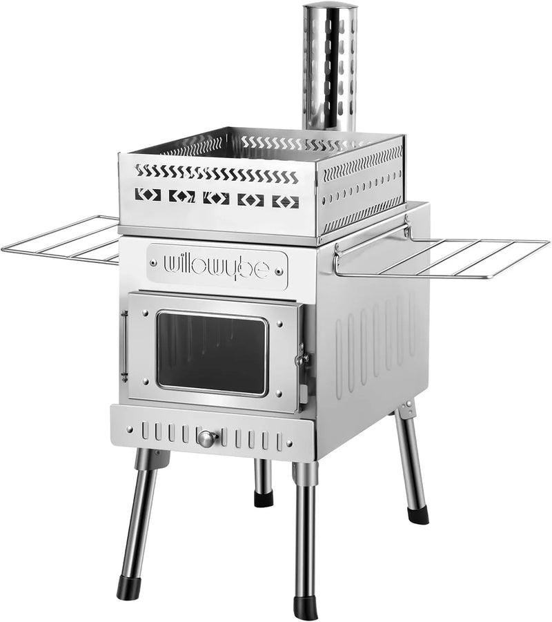 Outdoor sauna hot water tent stove, rocket-type heater, portable camping wood stove, cooking equipment for dry sauna, cooking tools suitable for husbands and friends O1