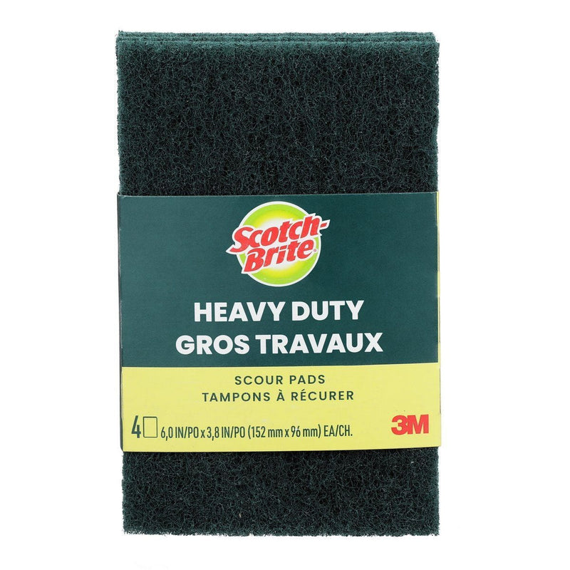 3M Scotch-Brite Heavy Duty Scour Pad, 4-pk M8