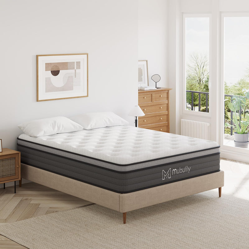 10 Inch Hybrid Mattress in a Box with Gel Memory Foam T0