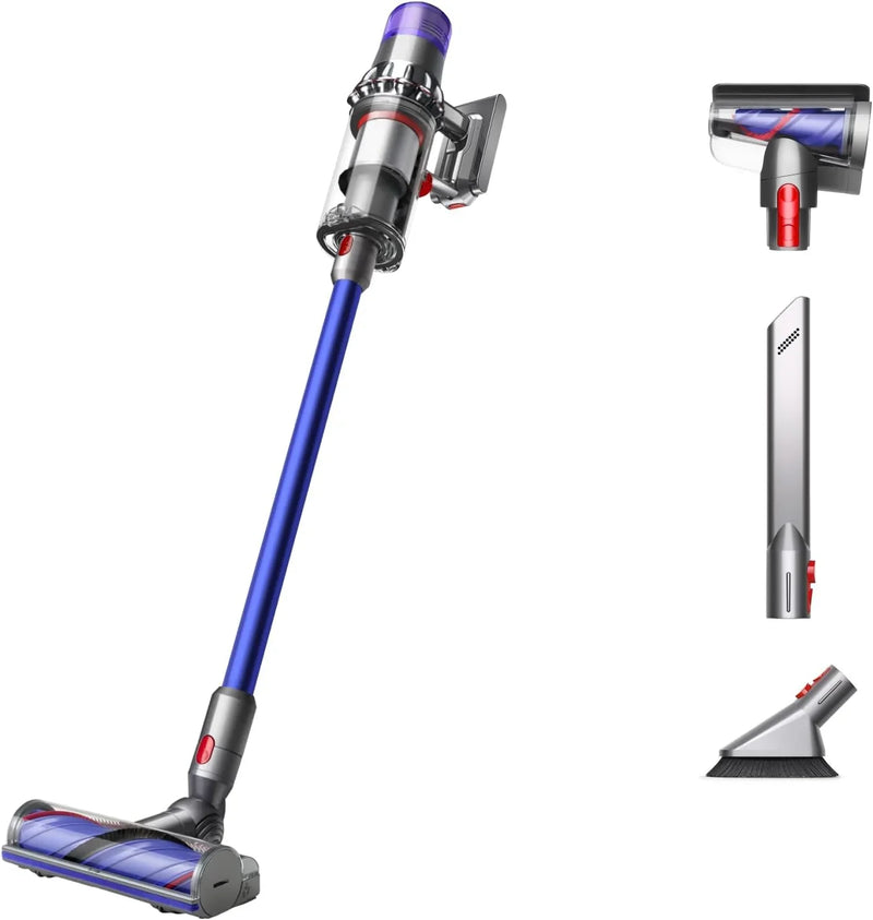 V11 Origin Cordless Vacuum, Nickel/Blue O8