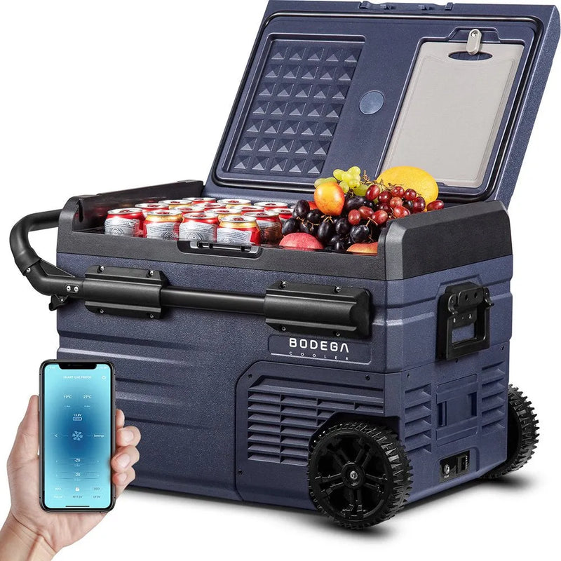 12 Volt 37 Qt. Portable Car Refrigerator, Car Freezer for Outdoor, Camping, Travel, RV,APP Control L1
