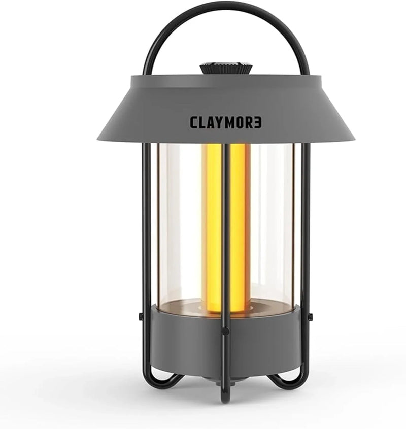 Desk Lamp (Dark Gray) - A beautiful portable outdoor lamp, featuring 4 different lighting heads, equipped with a 6700 mAh rechargeable battery, with a brightness of up to 660 lumens, and featuring waterproof functionality. Suitable for Halloween deco F8