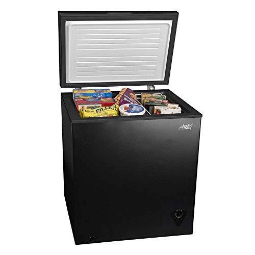 5 cu ft Chest Freezer for Your House, Garage, Basement, Apartment, Kitchen, Cabin, Lake House, Timeshare, or Business J1