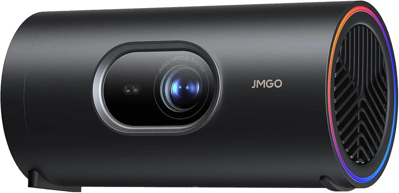 1080P intelligent portable projector, Google TV, 400 lumens, 8-watt Dolby Digital Sound, 3D activation function, HDR10 standard, mini projector with Wi-Fi and Bluetooth functions, suitable for home and outdoor use, equipped with optical filter. L2