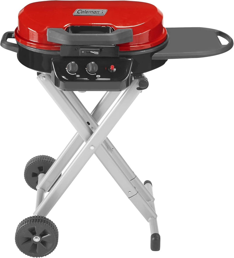 285 Portable Stand-Up Propane Grill - Grill with 3 Adjustable Burners, Instastart Ignition and 20,000 BTUs of Power - 285 Sq. In. Cooking Area X3