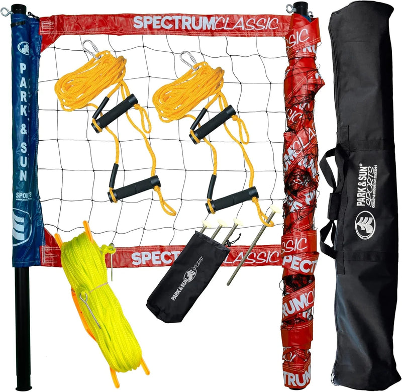 Adjustable professional outdoor volleyball net system M9