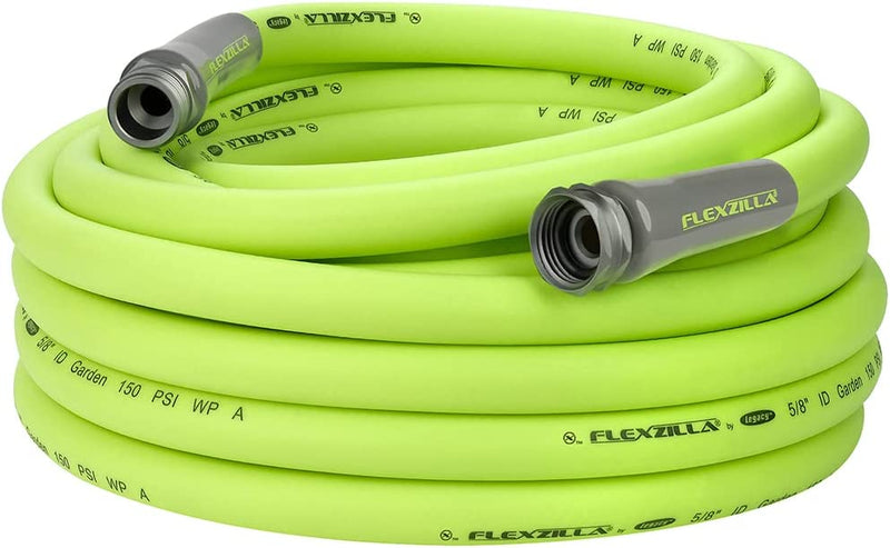 Flexzilla Garden Hose 5/8 in. x 50 ft, Heavy Duty, Lightweight, Drinking Water Safe Y6