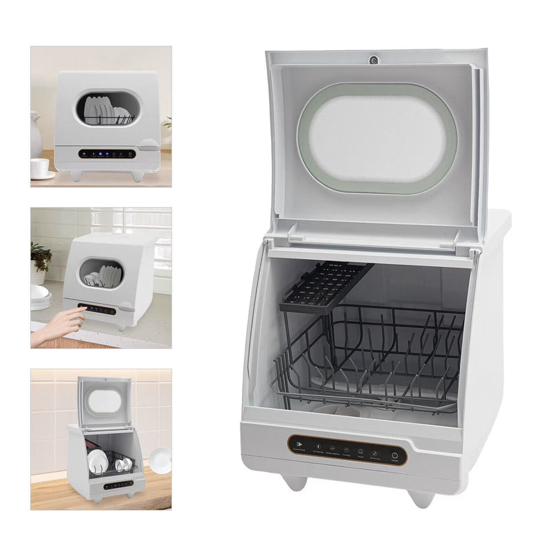 1200W mini Portable Countertop Dishwasher 360 Rotating Deep Cleaning Dishwasher Y3