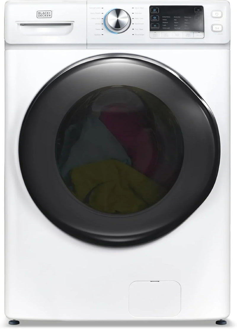 0.9 Cu. Ft. Portable Washer, 6.6 lb. Capacity Washing Machine for Homes & Apartments, 5 Wash Cycles, Quick Connect Sink Adapter and Drain Hose Included, Transparent Lid, BPWM09W, White X1