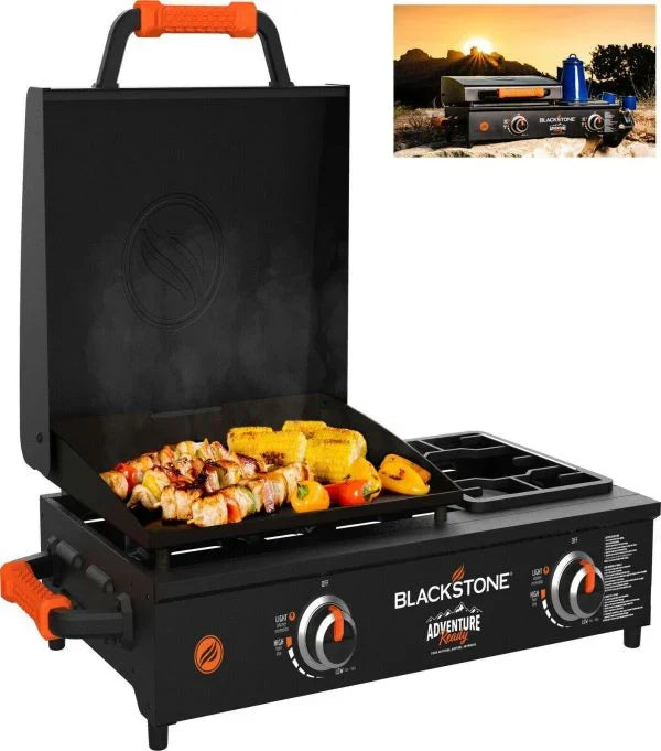blackstone adventure ready 17 inch tabletop griddle with range top black T3