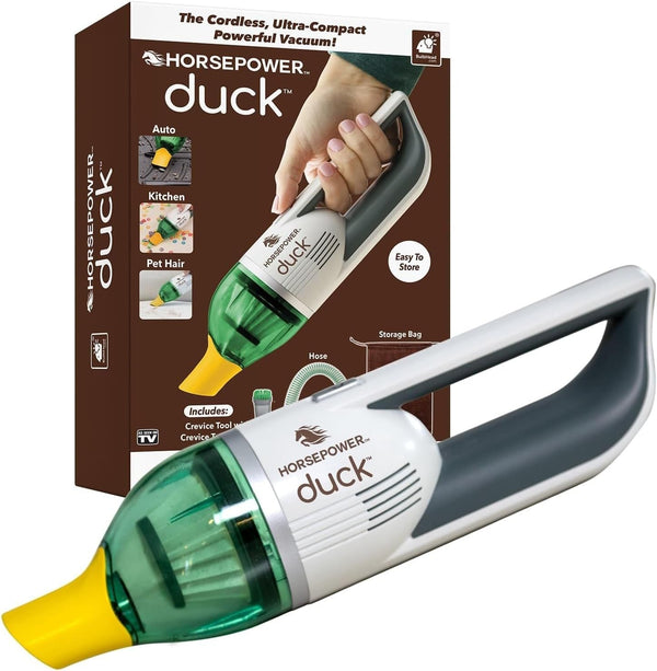 As Seen On TV Horsepower Duck Ultra-Compact Cordless Handheld Vacuum N3