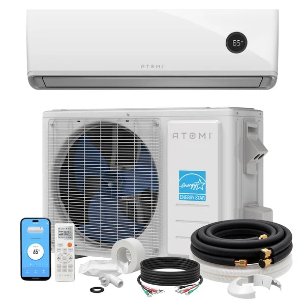 Atomi Tempestas Mini-Split Smart Air Conditioner + Heater K2