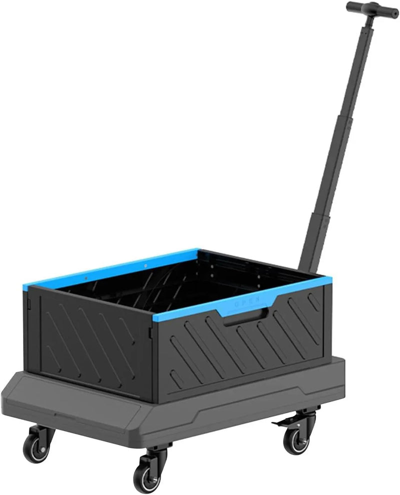 Foldable trolley: A wheeled foldable trolley, suitable for outdoor camping activities U4