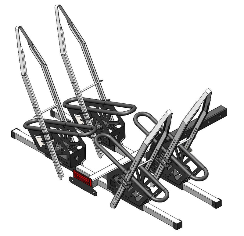 Black Bulldog Hitch Mount Bike Rack I8