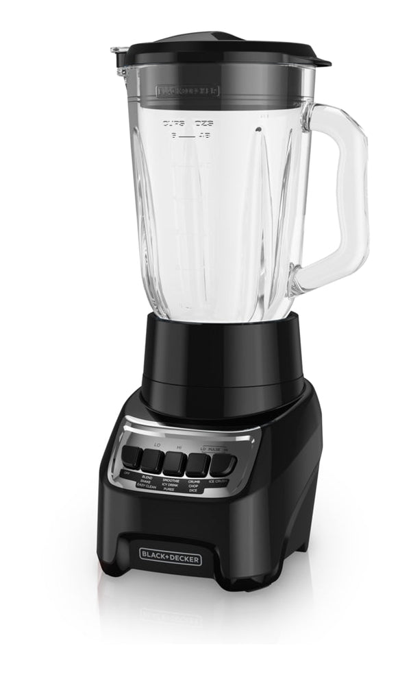 Black & Decker Blender Power Crush 4-Speed Piano Key, Black, 700W P7
