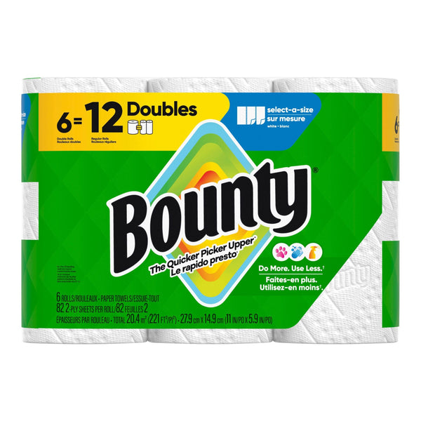 Bounty Select-A-Size Double Roll Paper Towel, 6-pk Y7