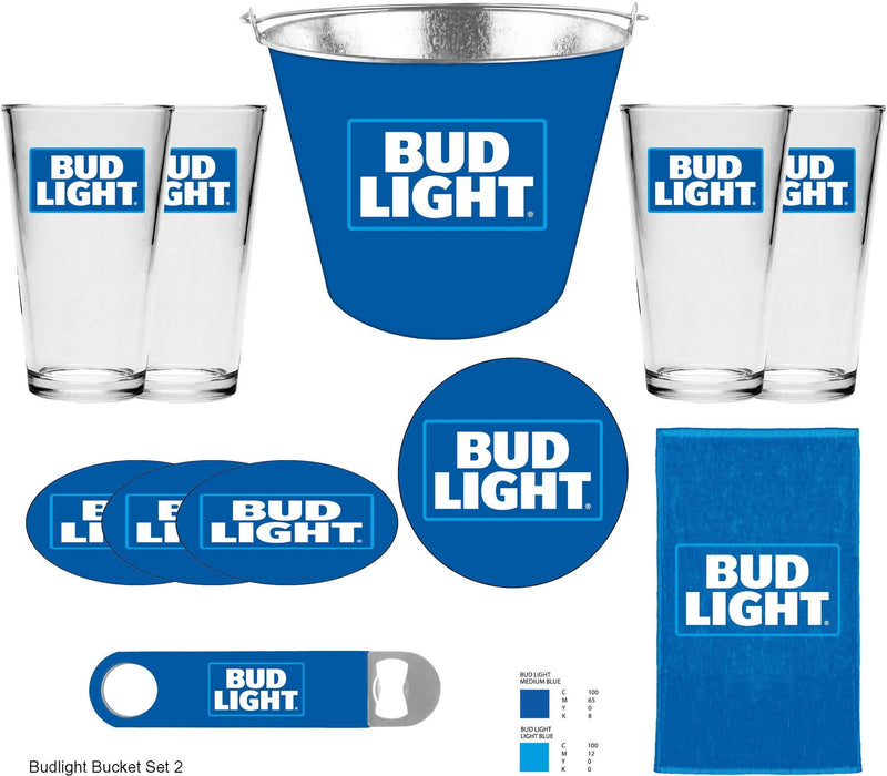 Budweiser Bucket Gift Set, 11-pc R7