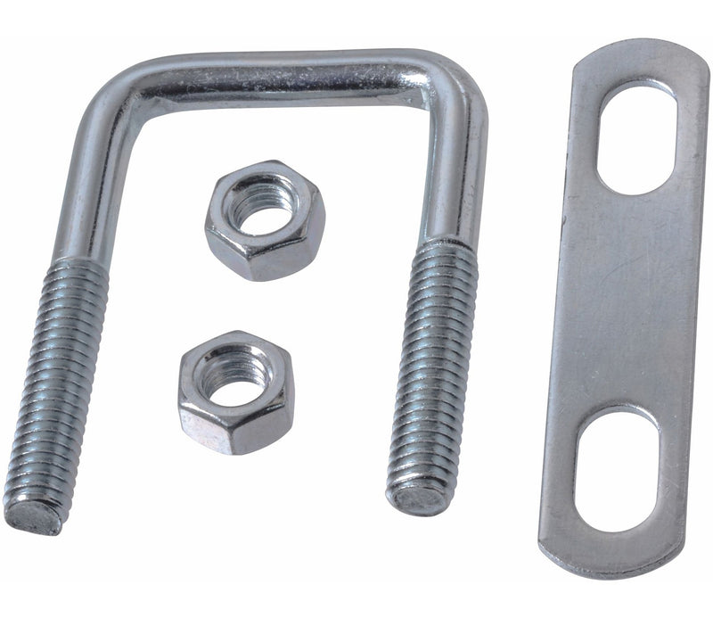 Buildex Square U Bolt, Carbon Steel, Zinc-Plated, 3 x 2-in W5