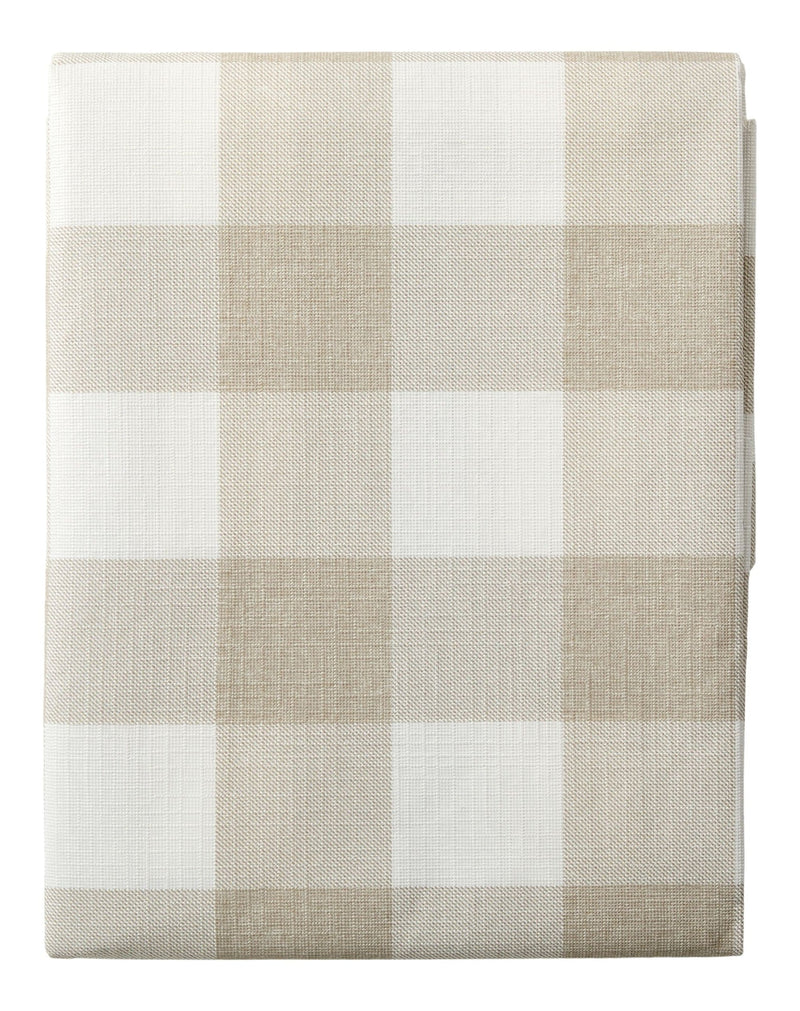 CANVAS Indoor/Outdoor Plaid PEVA Table Cloth, 60-in x 84-in B8