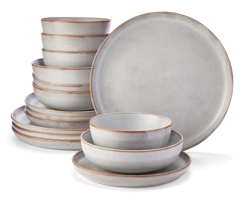 CANVAS Reactive Glaze Dinnerware Set, Serves 4, 16-pc H6