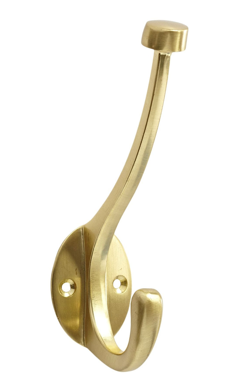 CANVAS Stainless Steel Single Pill Top Hook, Brass A6