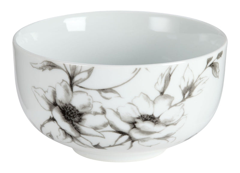 CANVAS Wild Rose All Purpose Bowl, 1-pc, White, Dishwasher & Microwave Safe E2