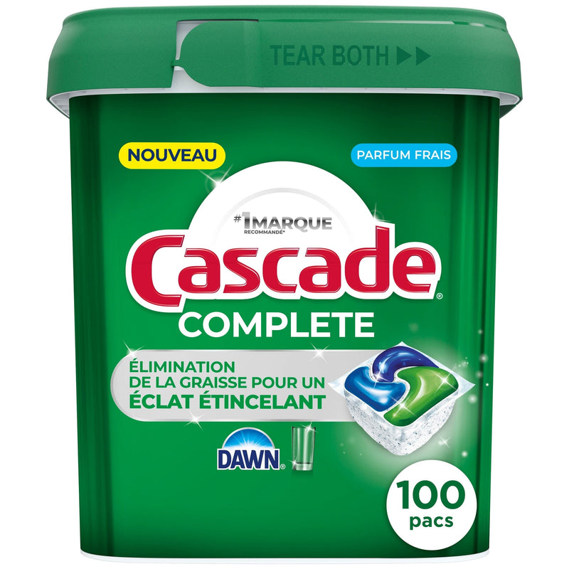 Cascade ActionPacs Complete Fresh Dishwasher Pods, 100-pk G3