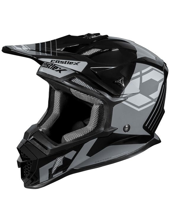 Castle X CX200 Sector MX Helmet, Grey N6