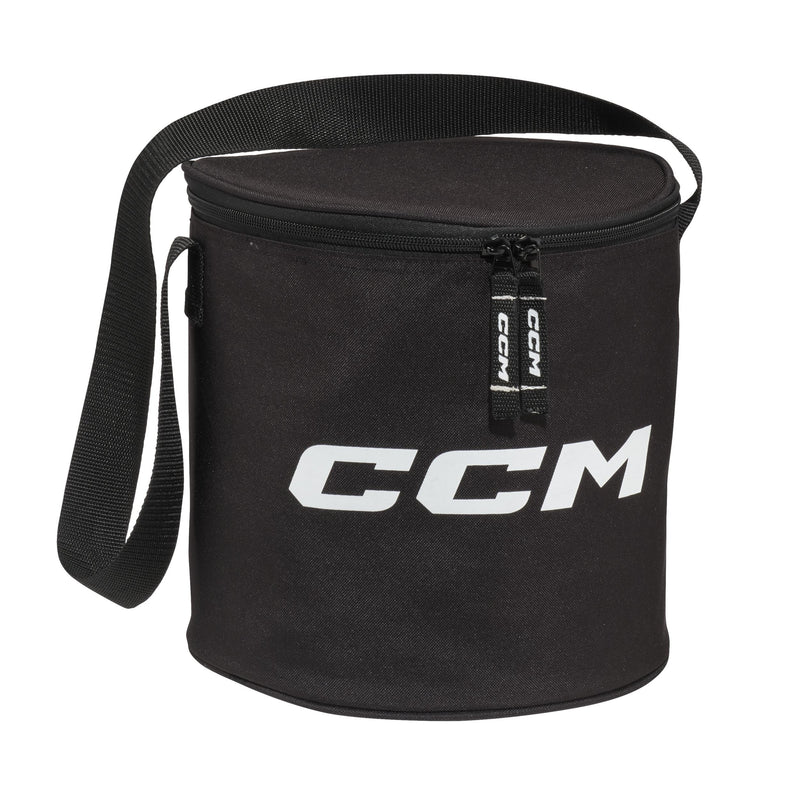 CCM Hockey Puck Bag, Black, 10-in E7