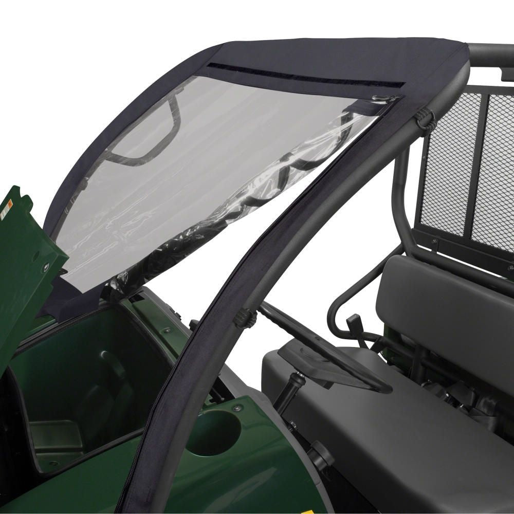 Classic Accessories QuadGear UTV Front Windshield, Fits Kawasaki Mule 600 610, Black