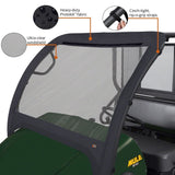 Classic Accessories QuadGear UTV Front Windshield, Fits Kawasaki Mule 600 610, Black
