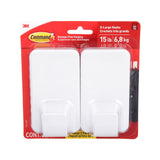 Command 15-lb Jumbo Hook Value Pack, 17011-2EF | 2 Hooks, 8 Strips per Pack