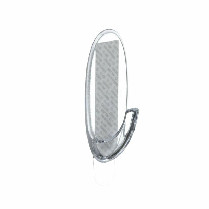 Command Clear Large Hook, Decorative, For All Weather Foam Strips F4