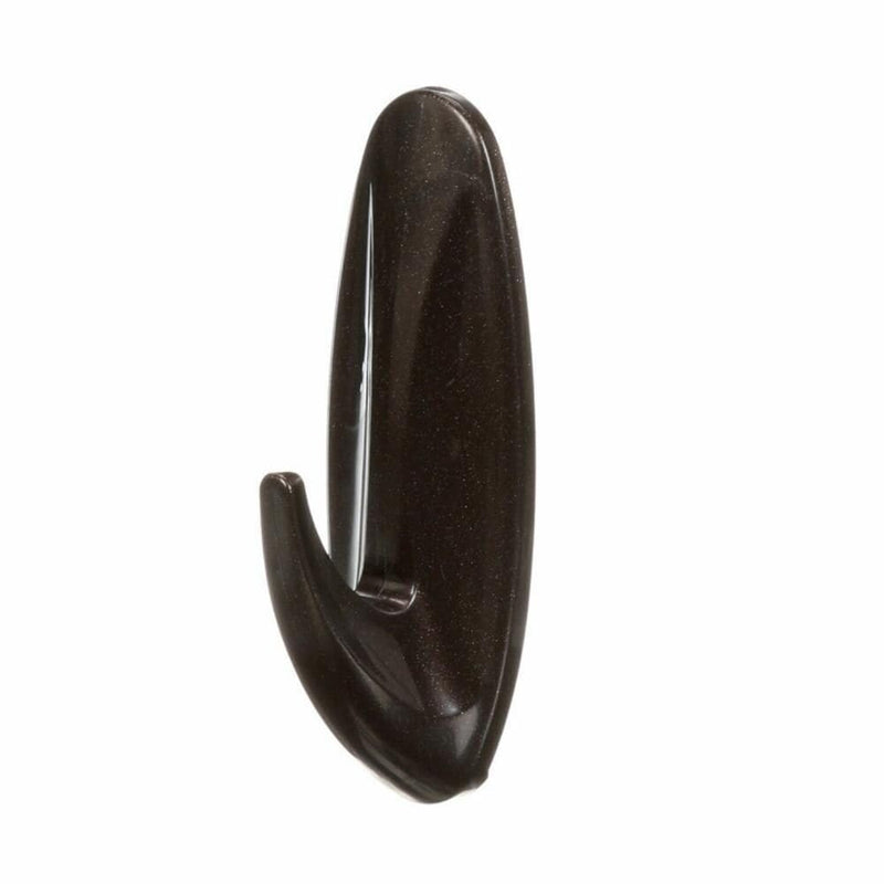 Command Graphite Outdoor Large Hook with All Weather Foam Strips, 5 lb Capacity X5