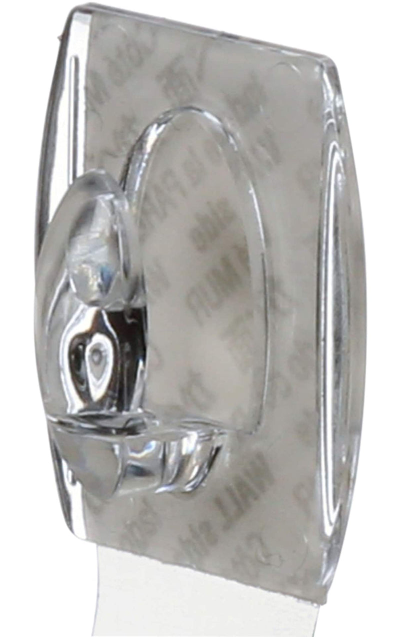 Command Mini Clear Hooks and Strips, For Variety Surfaces, 0.5-lb Capacity G3