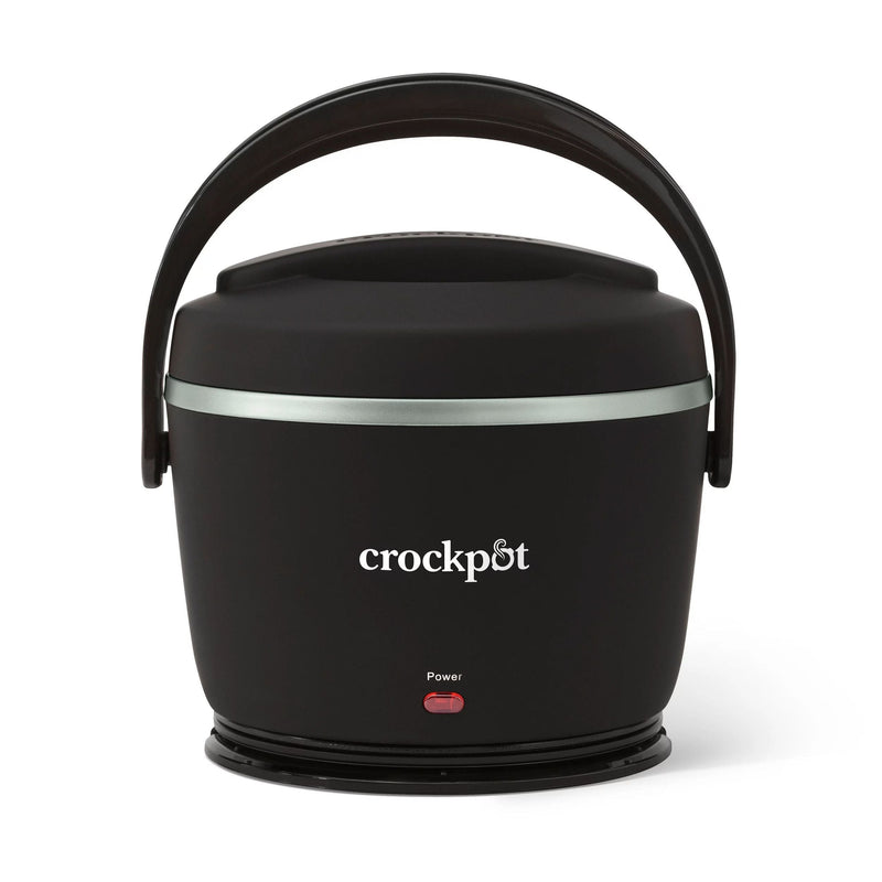 Crock Pot Black Licorice Electric Lunch Box with Detachable Cord Y8