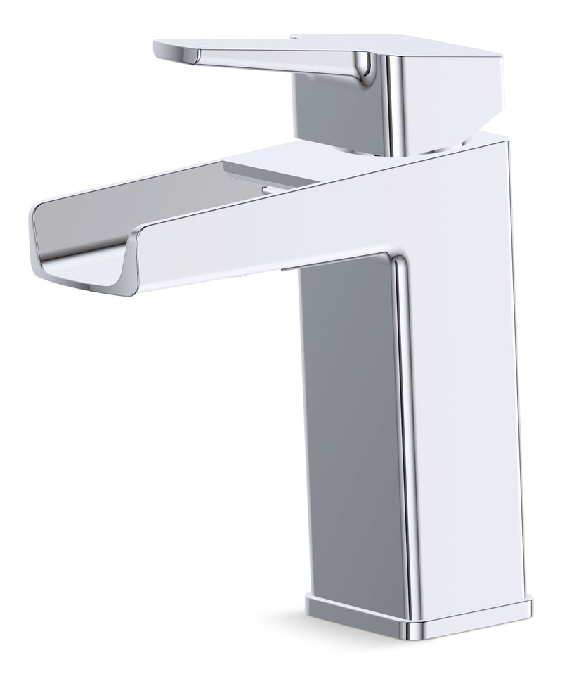 Danze Reeve Single Handle Single Hole 4-in Centerset Bathroom Sink Faucet with Pop-up Drain, Chrome F0
