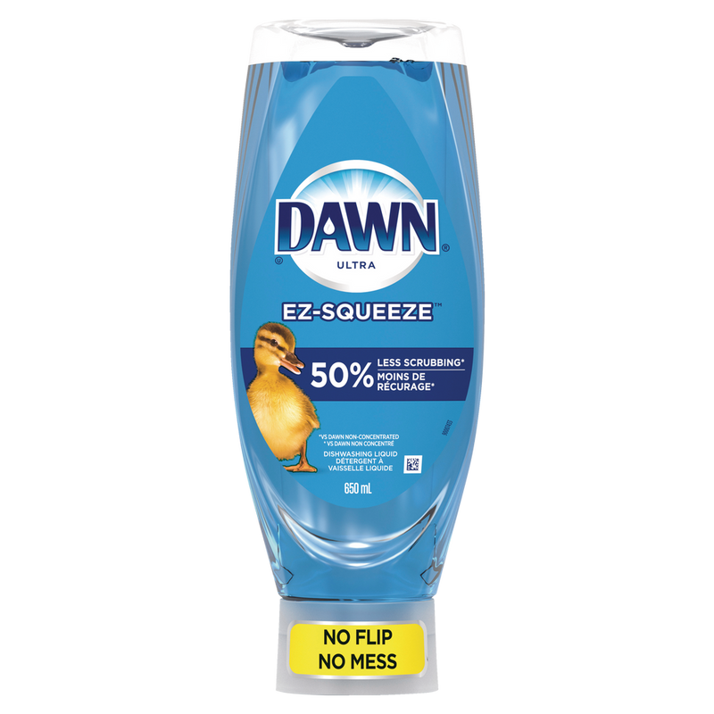 Dawn EZ-Squeeze Ultra Dish Soap Dishwashing Liquid, Original, 650 ml C0
