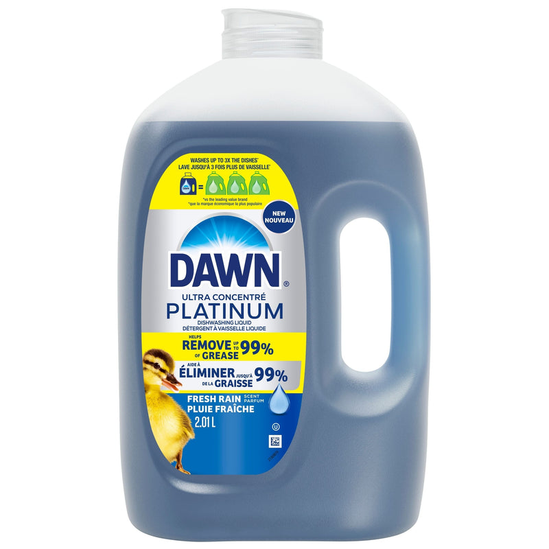 Dawn Ultra Platinum Liquid Dish Soap Refill, Refreshing Rain Scent, 2.01-L R2