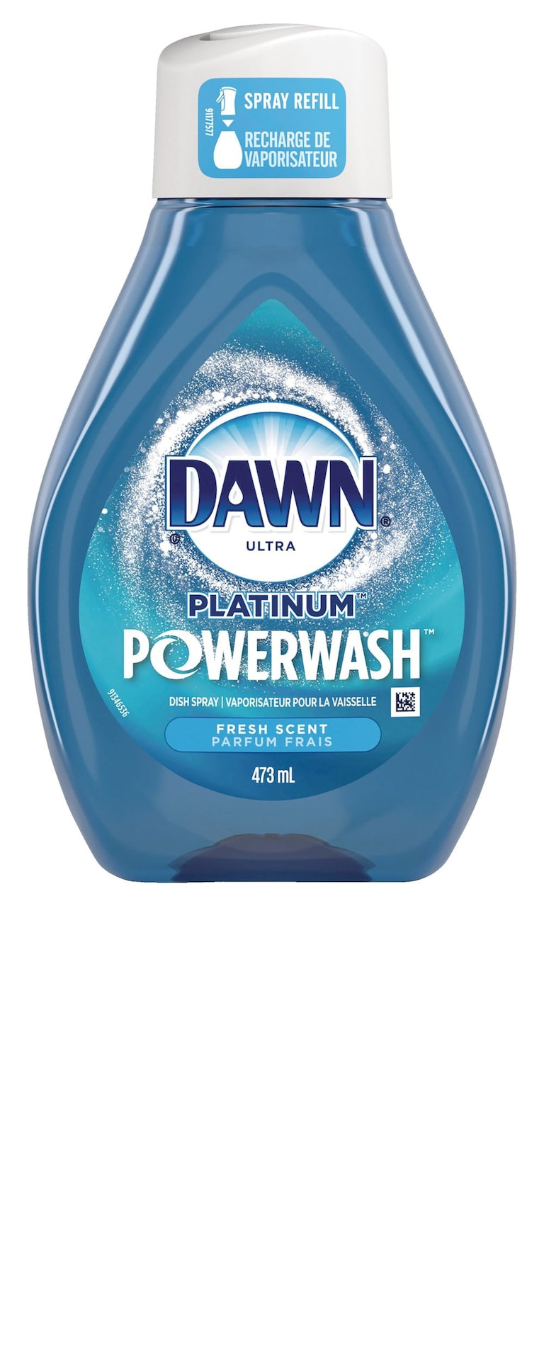 Dawn Ultra Platinum Powerwash Dish Spray Refill, 473-mL X5