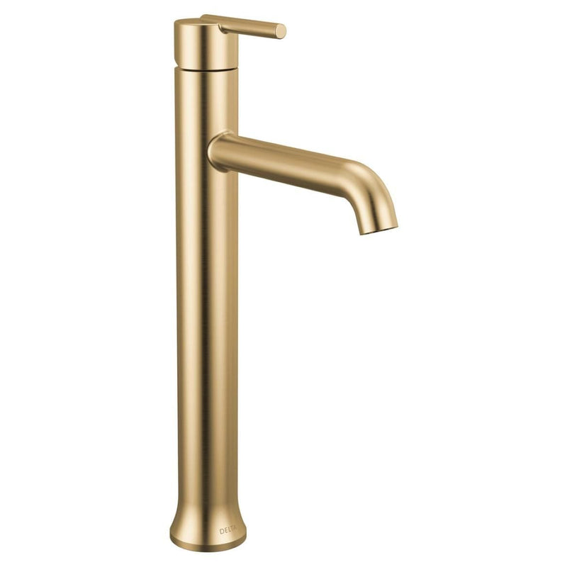 Delta 1-Handle Vessel Lavatory Faucet, Champagne Bronze V7