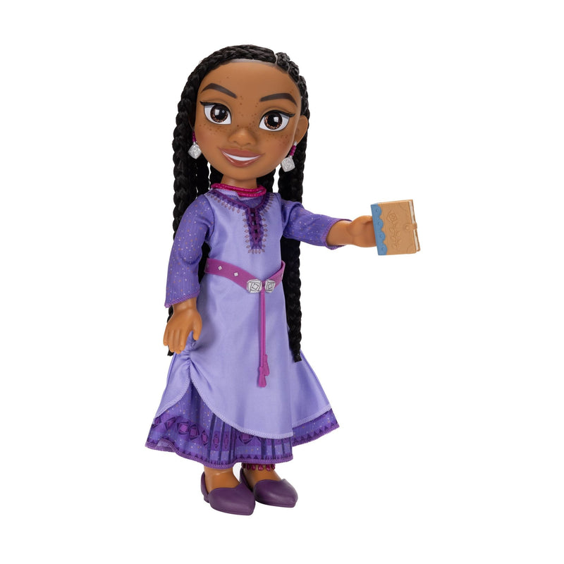 Disney Wish Asha Core Collectible Doll, Large 14-in Toy Figure for Kids, Ages 3+ K9